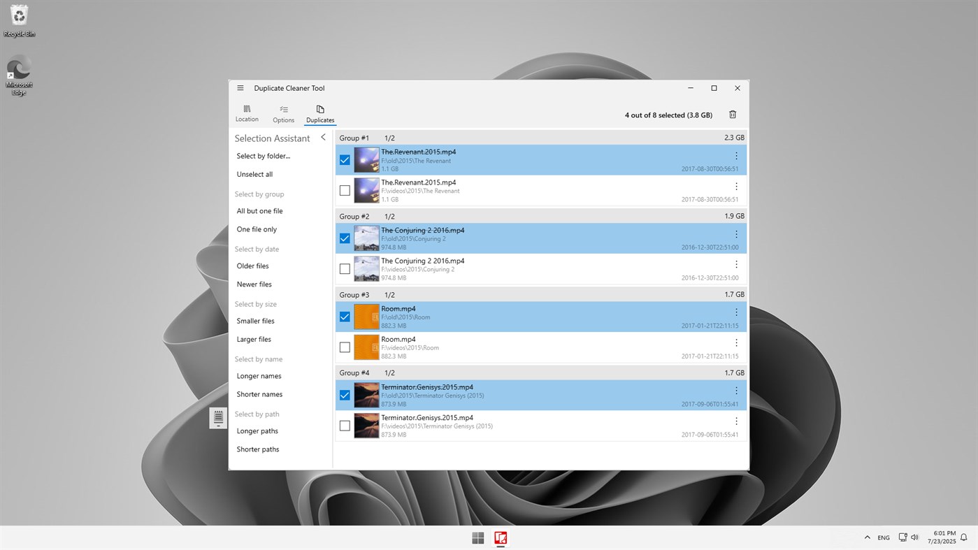 #5. Duplicate Cleaner Tool (Windows) Podle: Mehrzad Chehraz