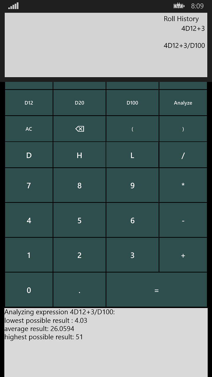 Captura de Pantalla 5 RPG Dicebag windows