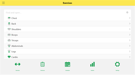 GYM - Workout and Exercise Journal + for Fitness & Bodybuilding Screenshots 1