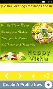 Happy Vishu Greetings Messages and Images screenshot 3