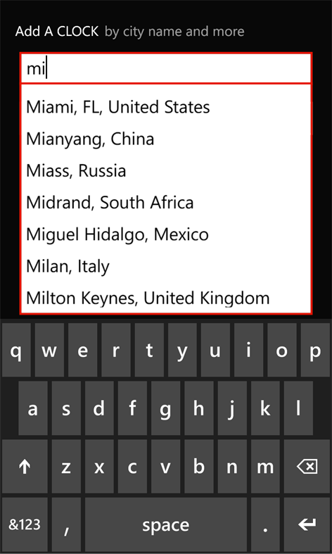 World Clock Screenshots 2