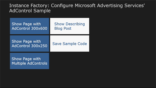 AdControl Config Sample screenshot 1