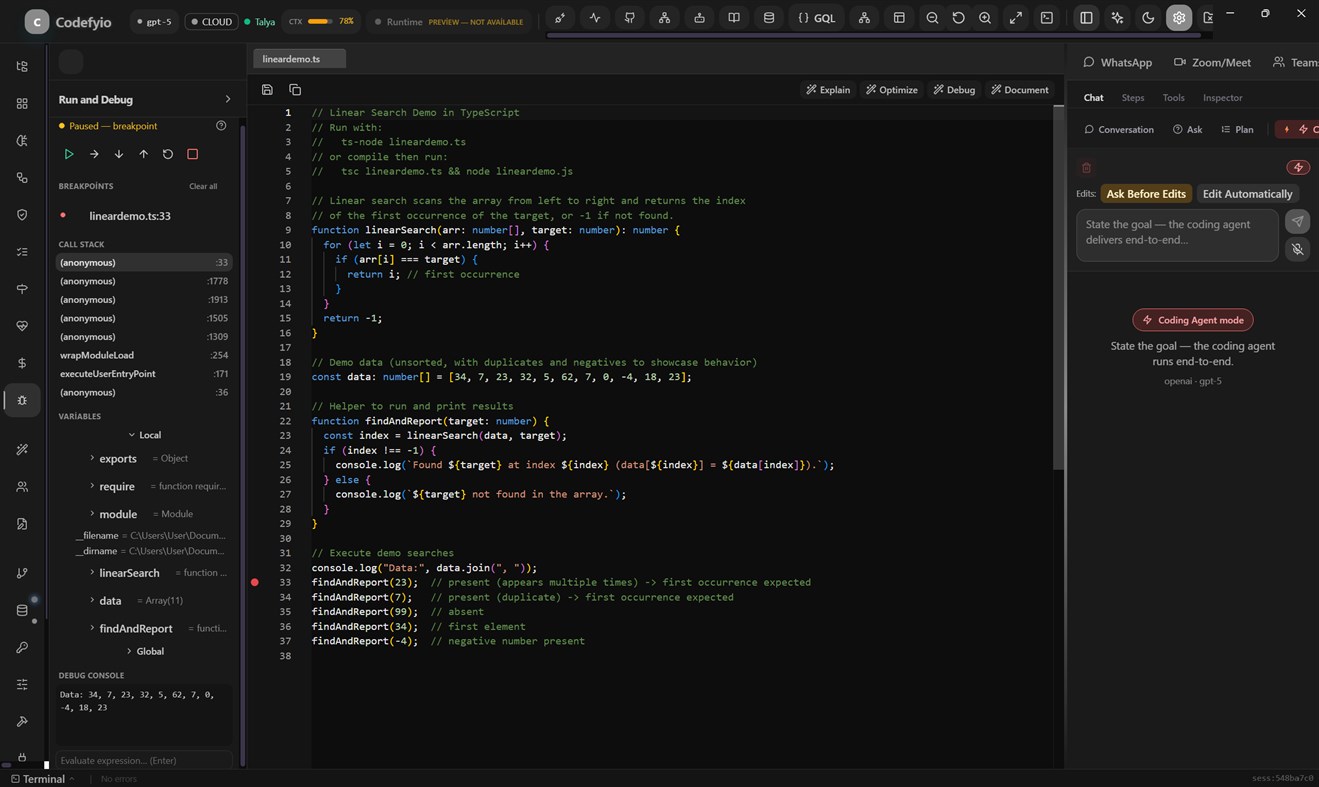 #5. Codefyio (Windows) Ved: Talya Smart