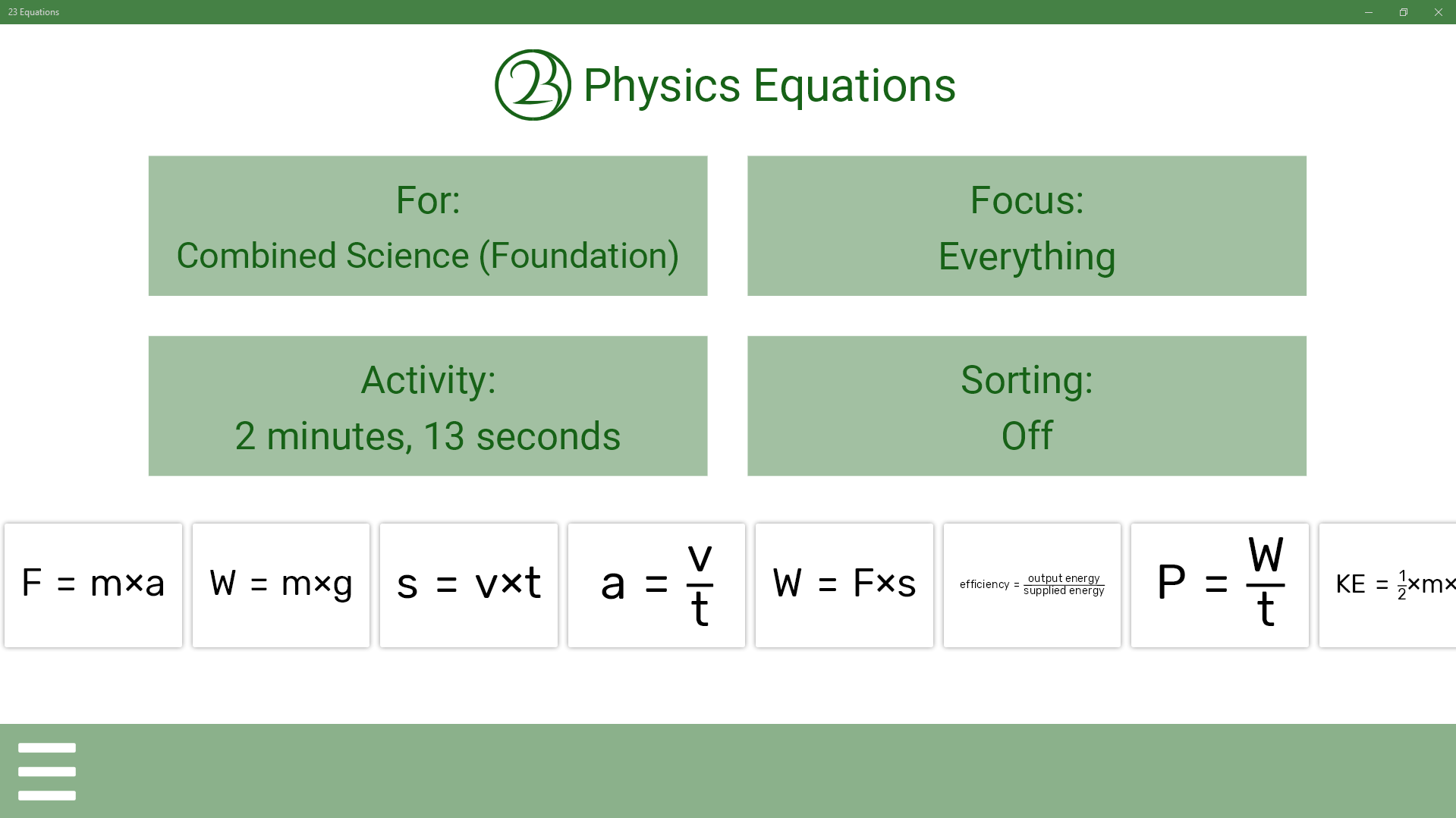 23 Equations Screen Prints 1
