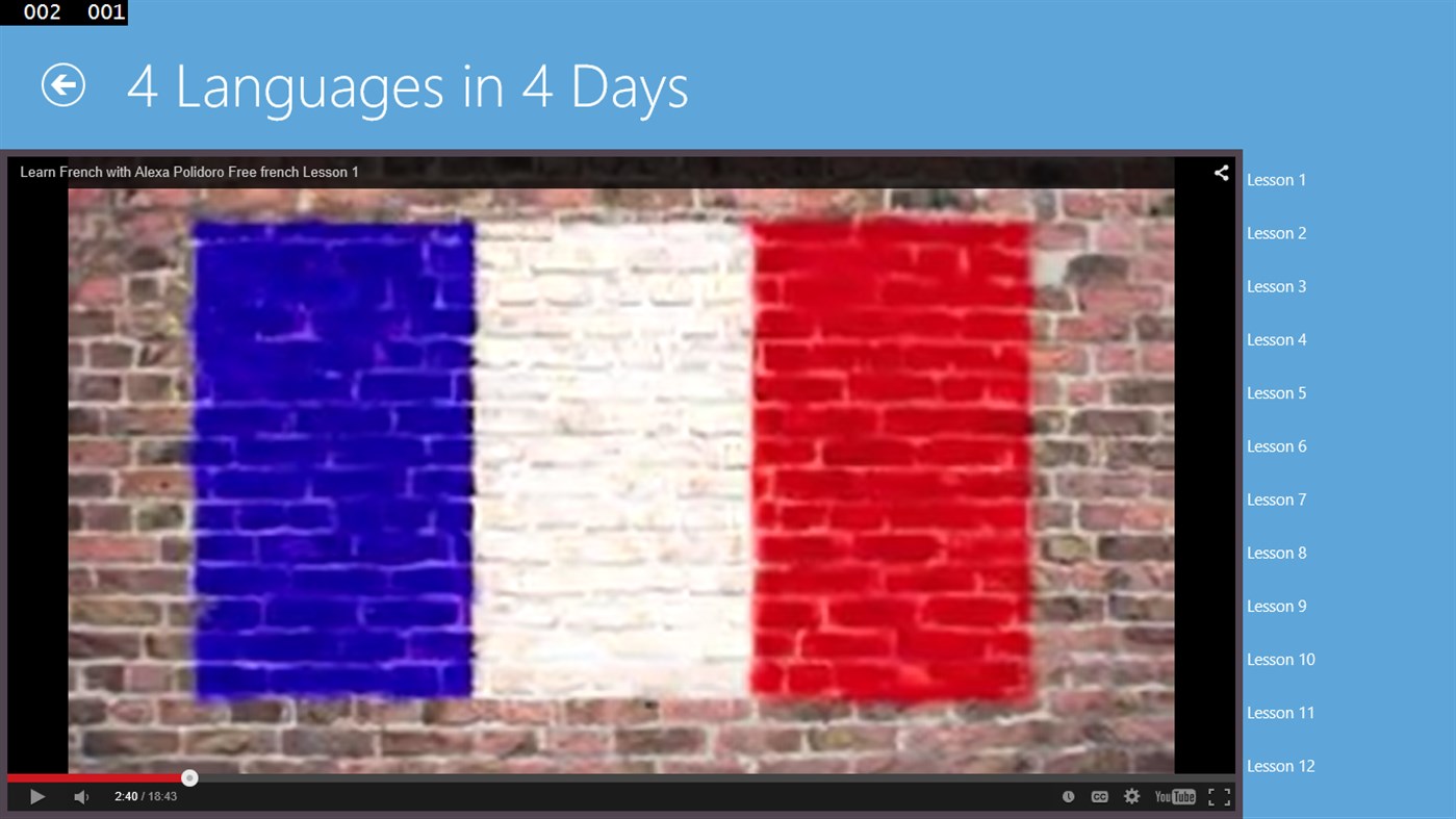 #7. 4 Languages in 4 Days (Windows) 由: mohamed_helwa