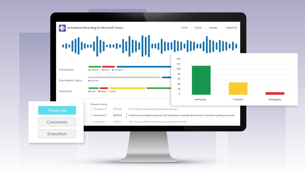 Snapshot 4 of Try Analytics 365 Call Recording with Conversation Analytics: DEMO