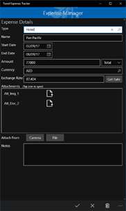Travel Expenses Tracker screenshot 3