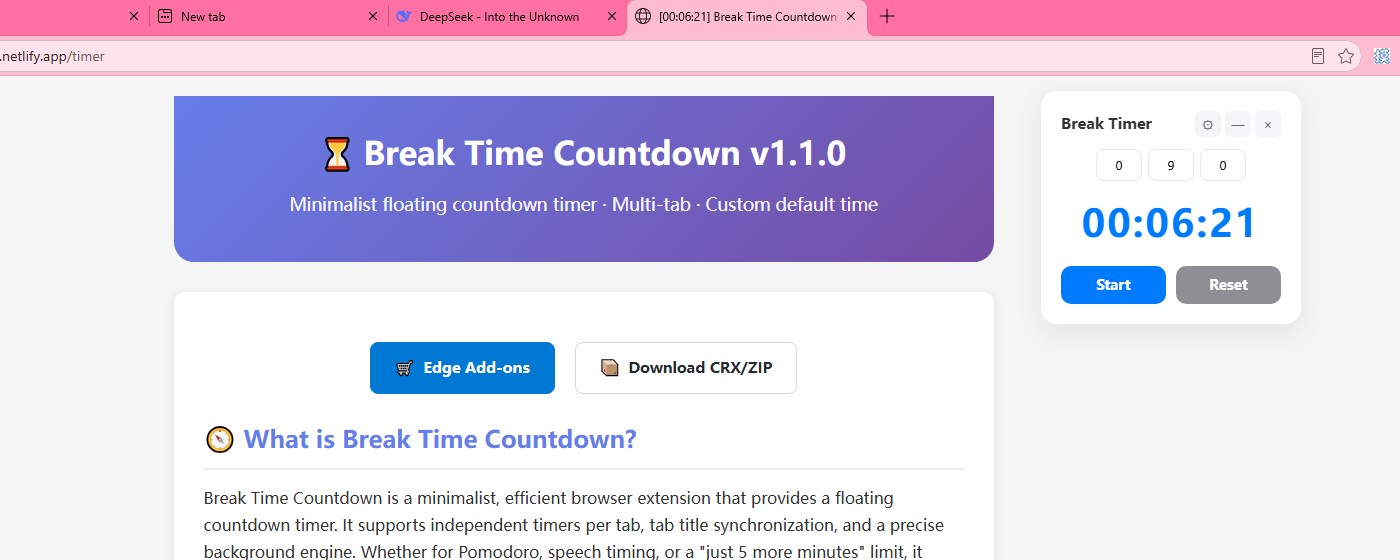 Sneaky Timer