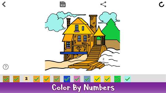 House Color by Number: Adult Coloring Book screenshot 3