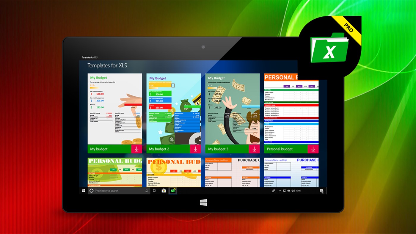 #1. Templates for XLS (Windows) Által: Yellow Elephant Productions