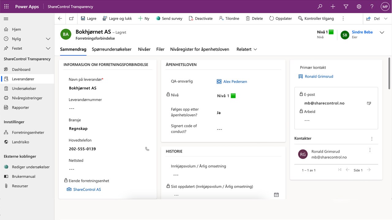 Snapshot 3 of ShareControl Transparency