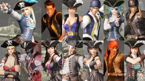 DOA6: Set Piraten-der-7-Meere-Kostüm, Ausg. 2