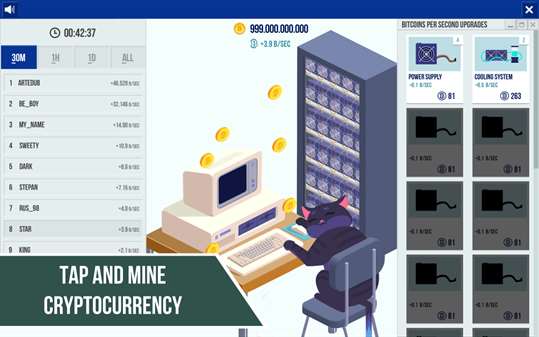 Cryptocurrency Clicker screenshot 1