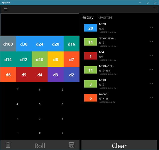 Rpg.Dice for Windows 10 PC Free Download Best Windows 10 Apps