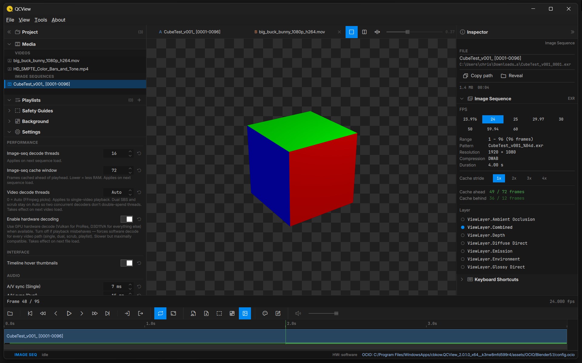 QCView screenshot