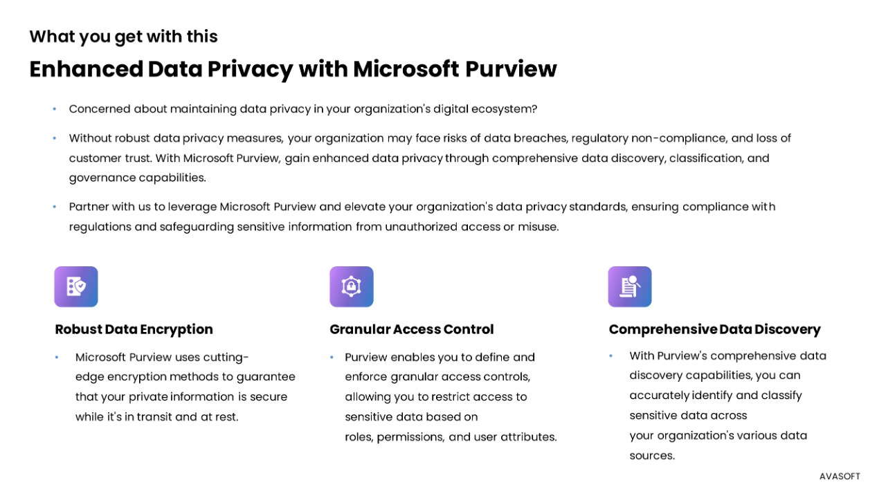 Snapshot 1 of Enhanced Data Privacy with Microsoft Purview