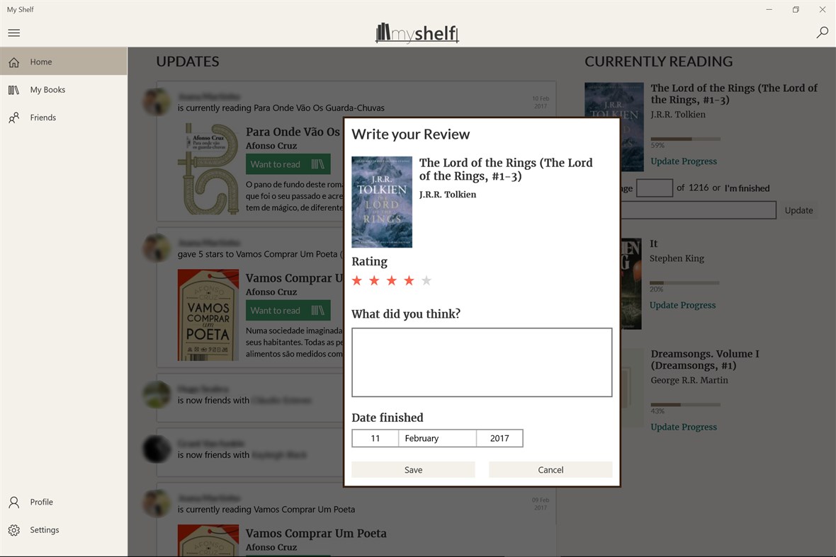 #5. My Shelf (Windows) Av: fmmendo