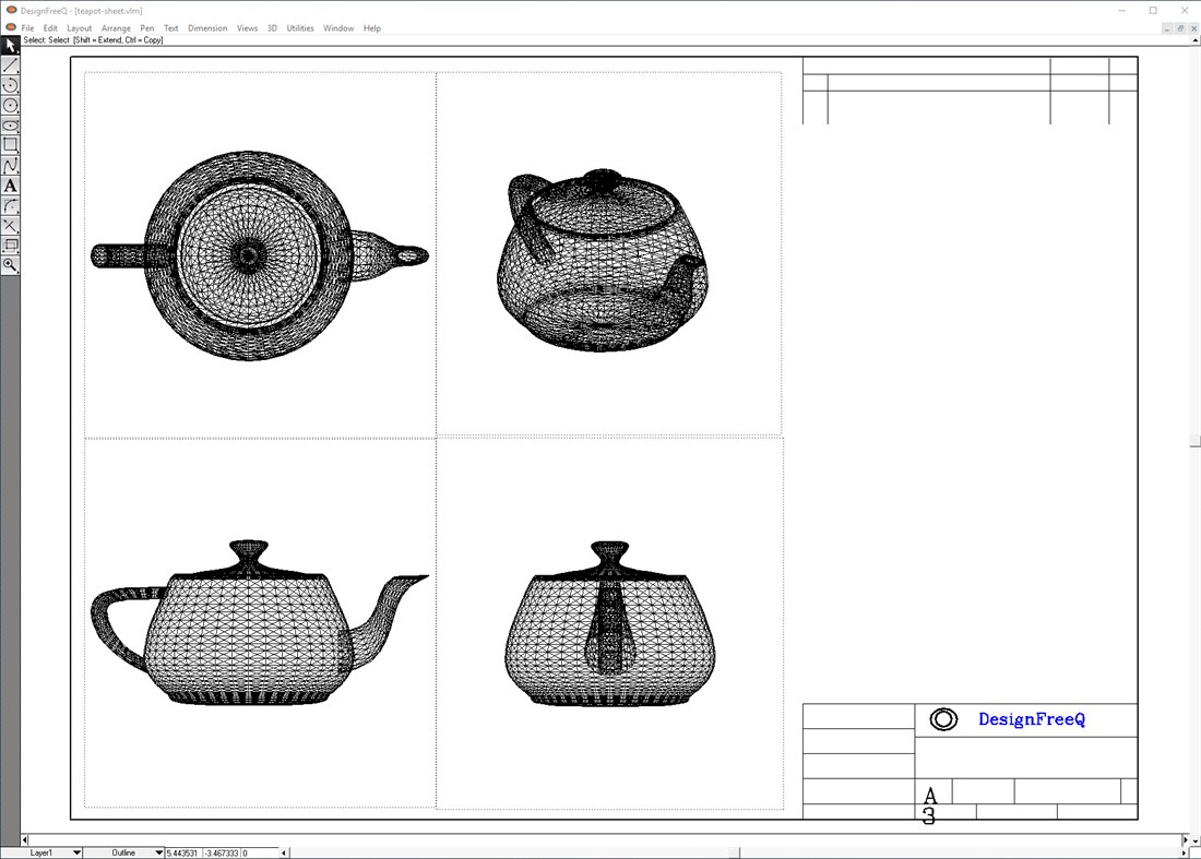#2. DesignFreeQ (Windows) 由: cosmoworks