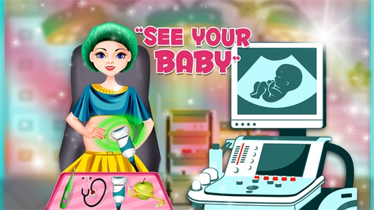 Princess Pregnancy Simulator - Newborn Baby Birth screenshot 2