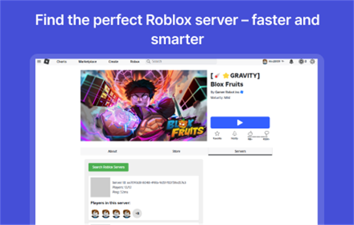 Roblox Server Finder
