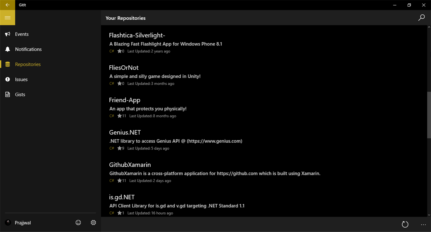 #2. GitIt (Windows) 由: Prajjwal