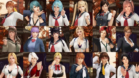 [Revival] DOA6 - Conjunto Uniformes Escolares