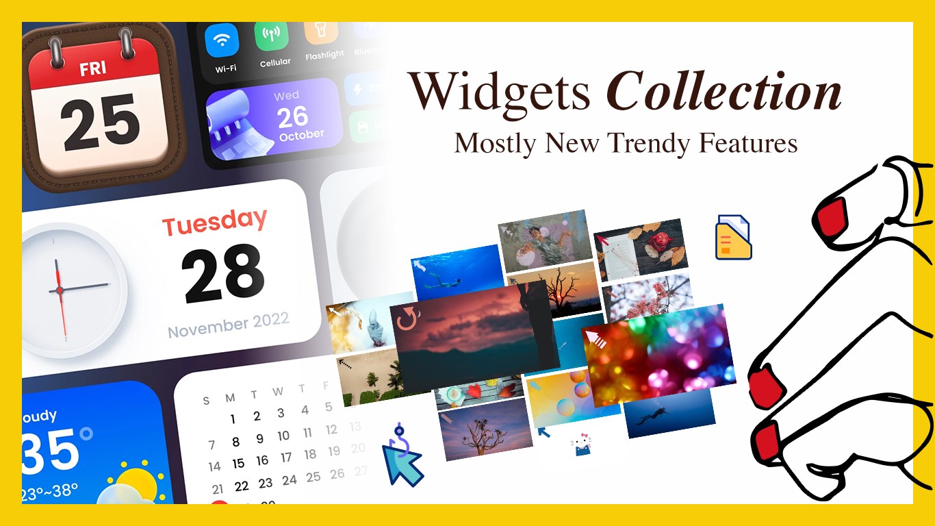 Themes, Icons & Widgets for Desktop screenshot