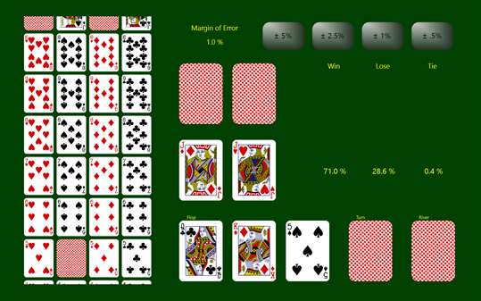 Texas Holdem Odds Calculator screenshot 2