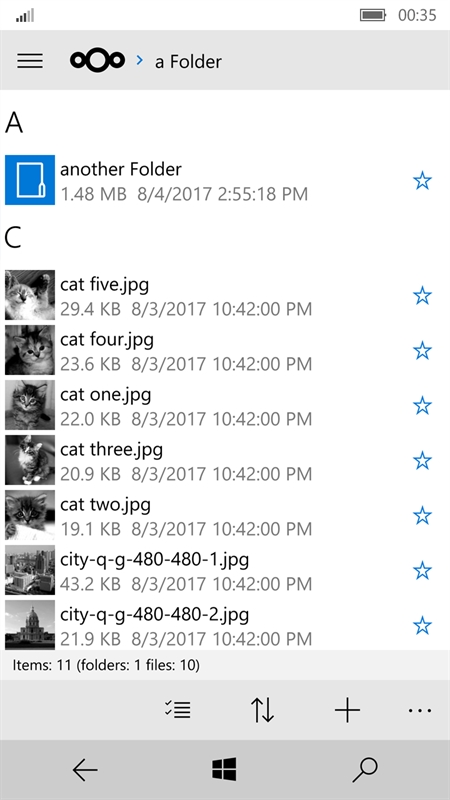 Nextcloud Screenshot