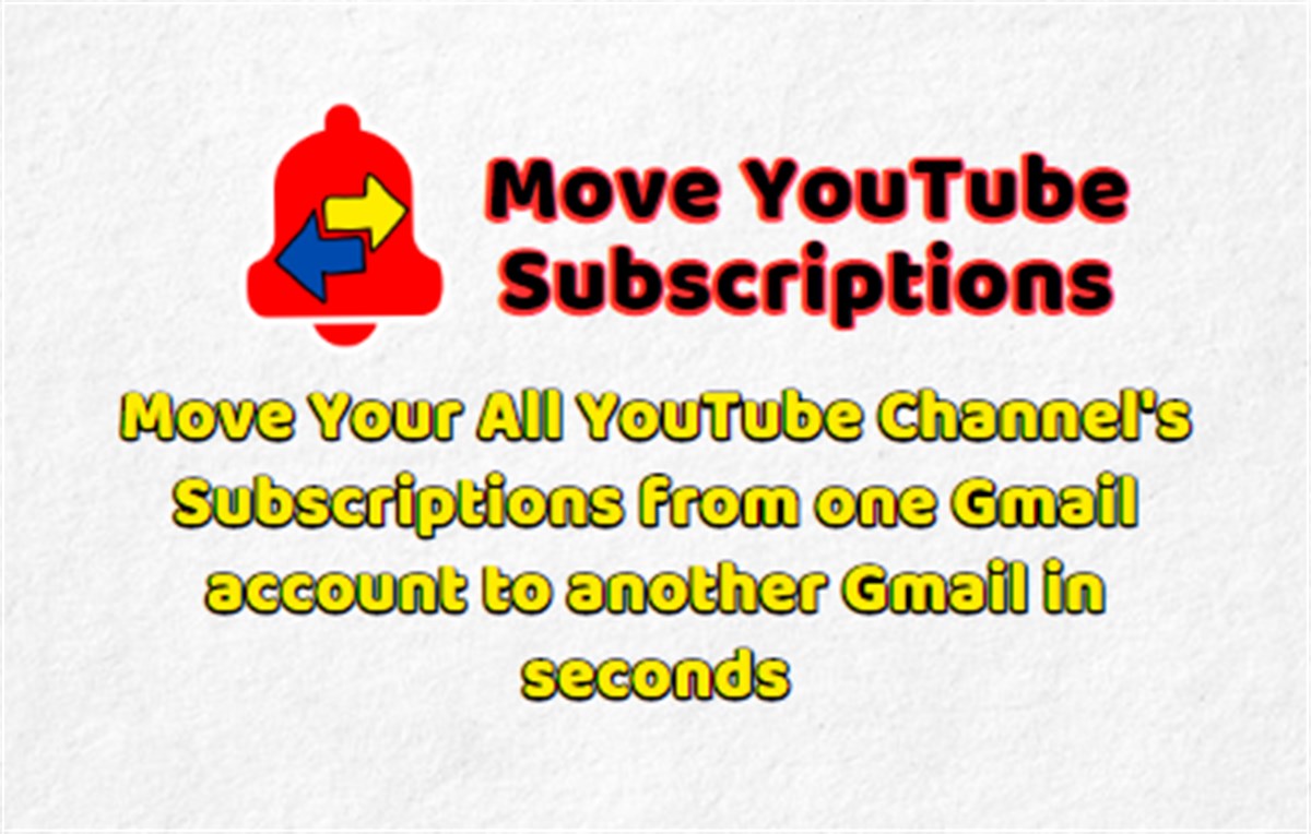 Subs-Transfer - Move YouTube Subscriptions