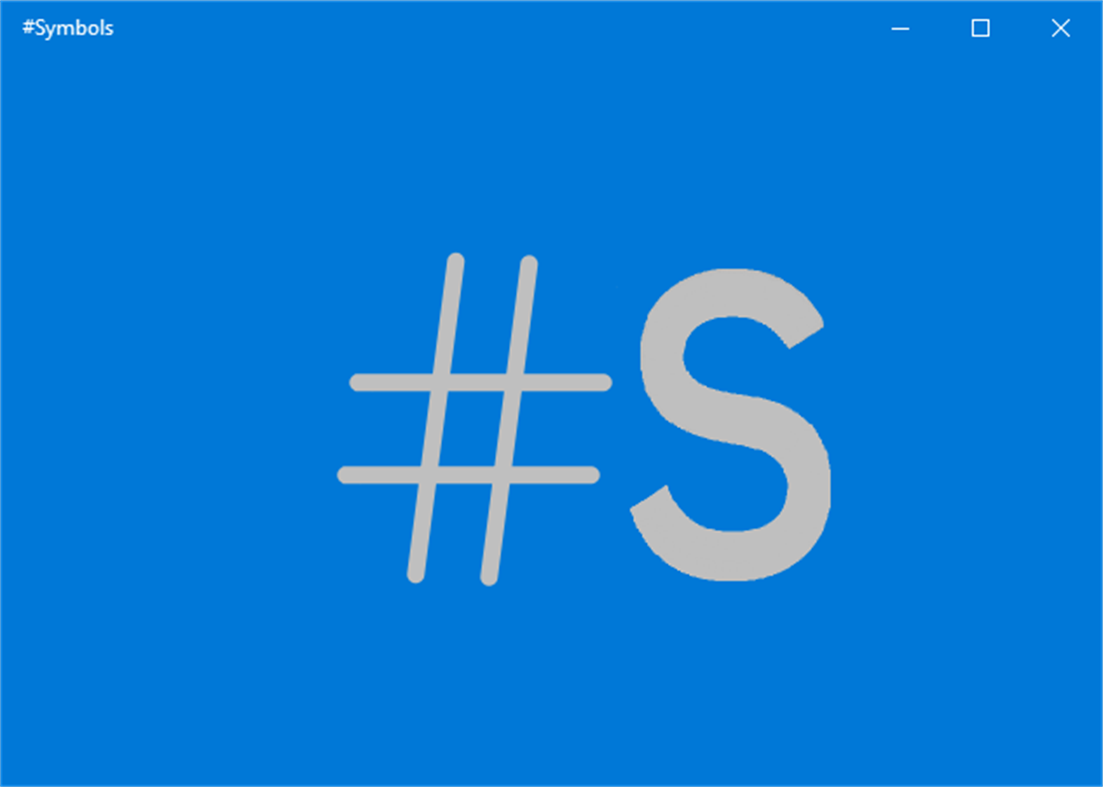 #3. #Symbols (Windows) 由: OleksiiLeha