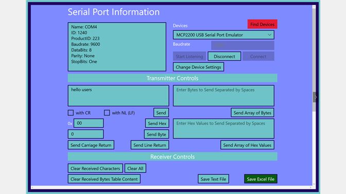 windows terminal serial port
