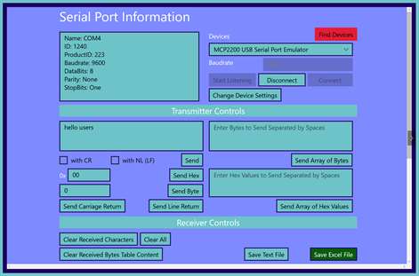 Terminal Serial Port Screenshots 2