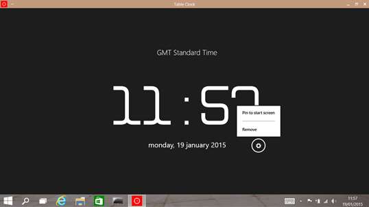 Table Clock screenshot 1