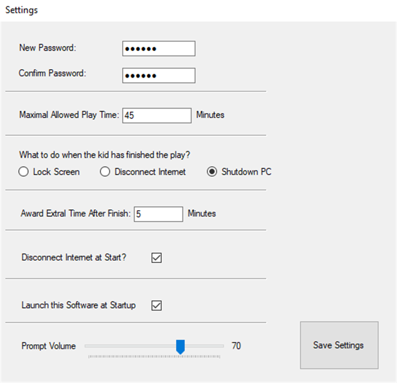 #2. Screen Time Control for Children (Windows) Με: King Shareware