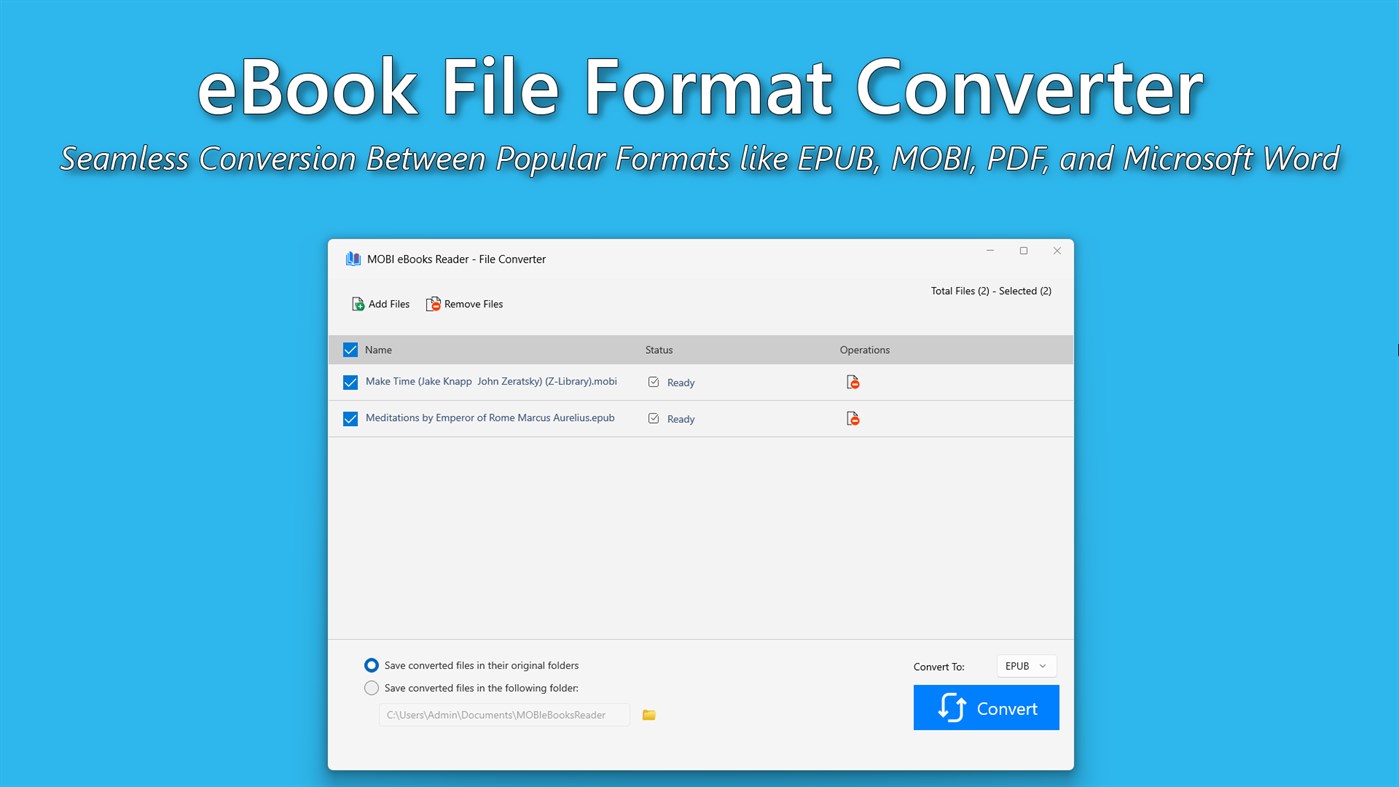 #3. MOBI eBooks Reader (Windows) De: HUXSoft.com