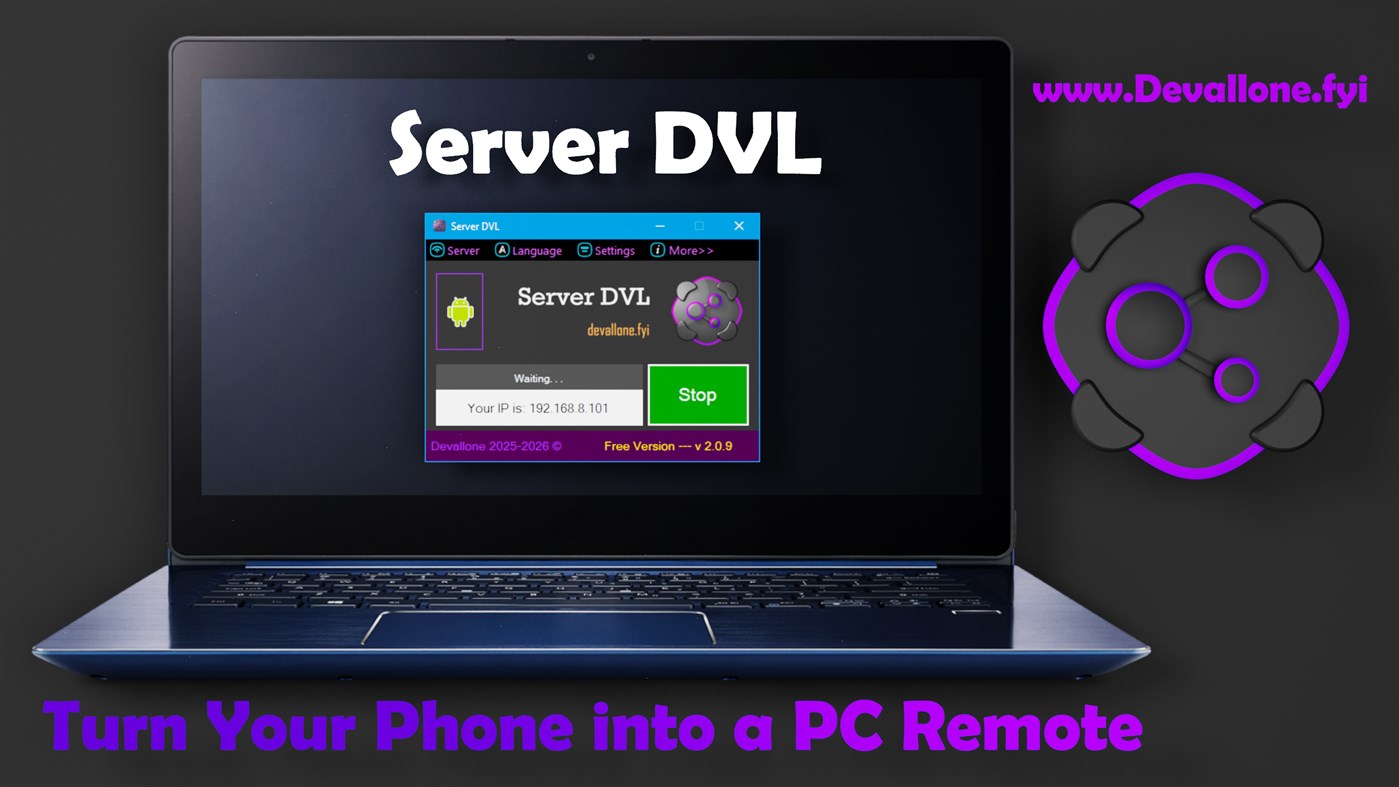 #1. Server DVL (Windows) By: Devallone
