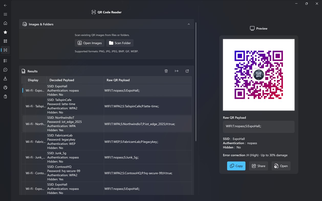 #10. QR Code Generator Pro (Windows) By: Aadhil RF