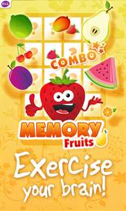 Memory Fruits Match Game screenshot 1
