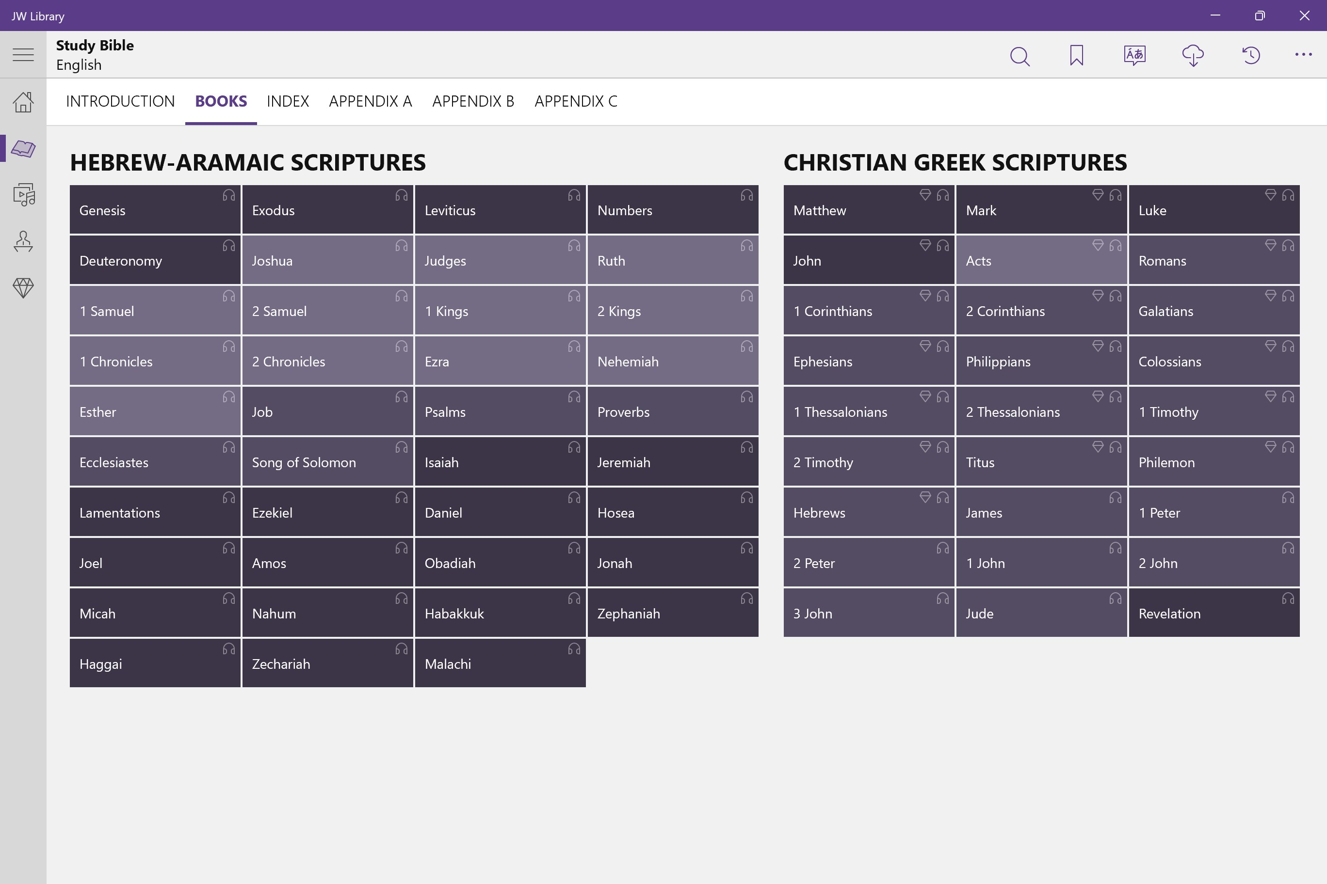 JW Library screenshot