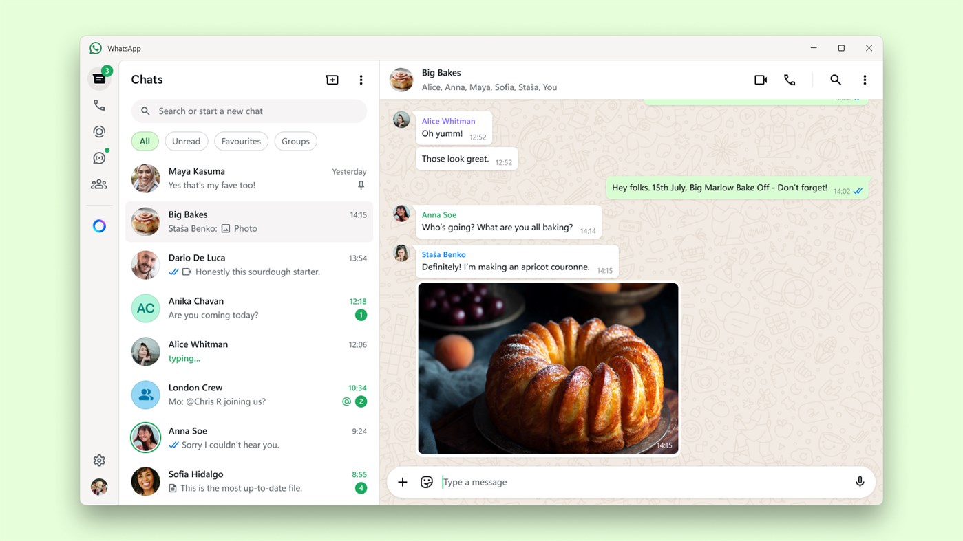 #4. WhatsApp Beta (Windows) di: WhatsApp Inc.