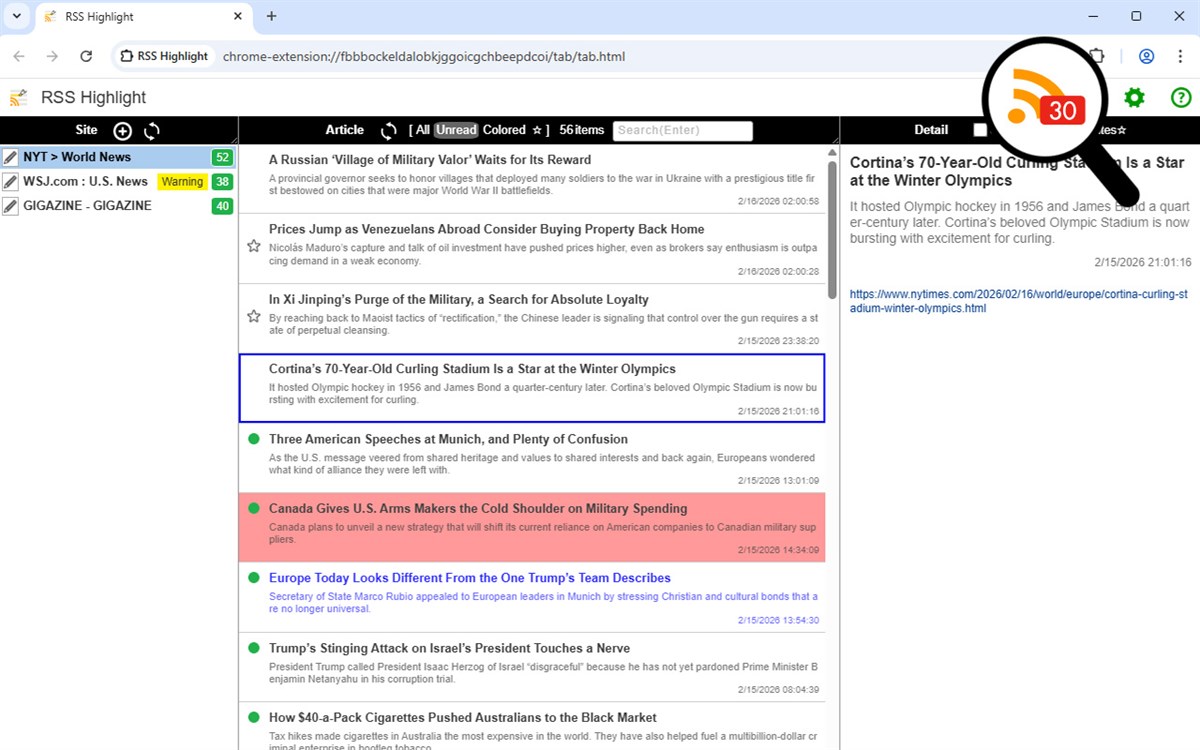 RSS Highlight
