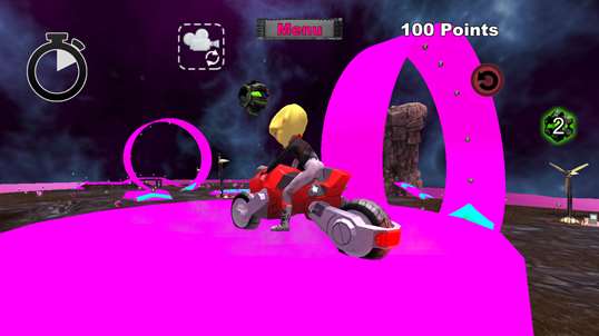 Bike Future Race Alien World screenshot 1