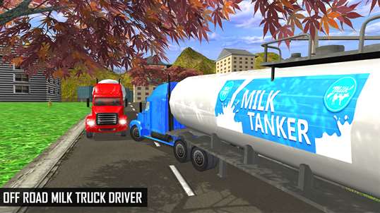 Milk-Man:Offroad Transporter Trailer Truck Drive screenshot 5