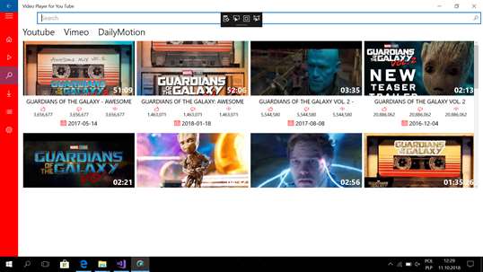 Video Player for You Tube screenshot 1