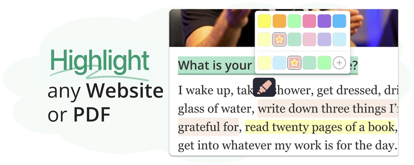 Web Highlights: PDF & Web Highlighter + Notes marquee promo image