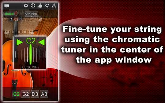 Cello Chromatic Tuner screenshot 6