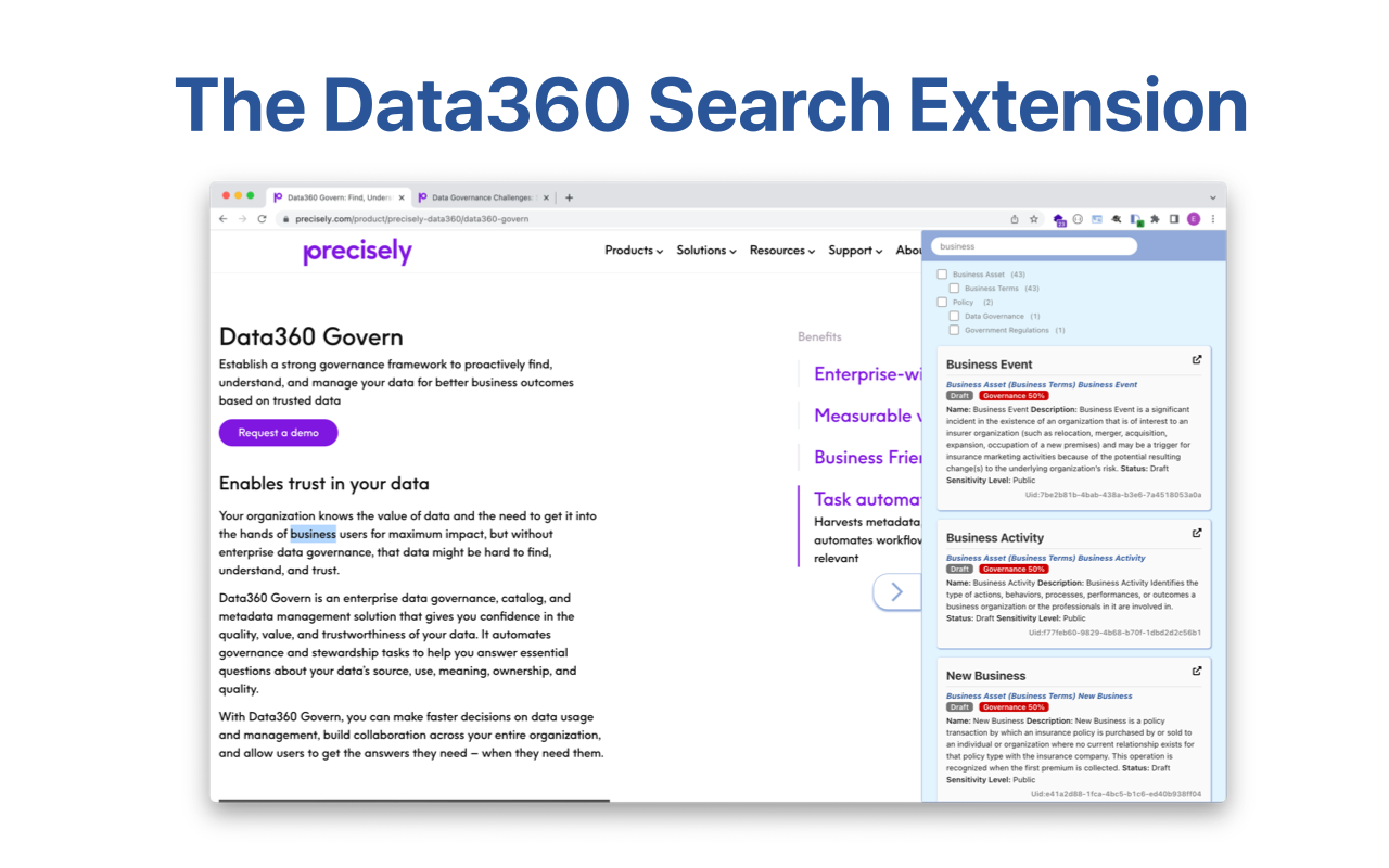 Data360 Search Extension