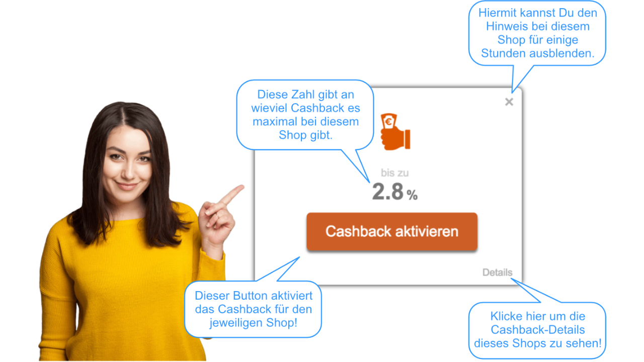 Cashback Shopping Hilfe - linkomat.com