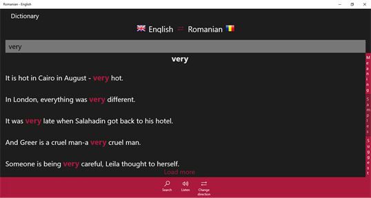 Romanian - English screenshot 2